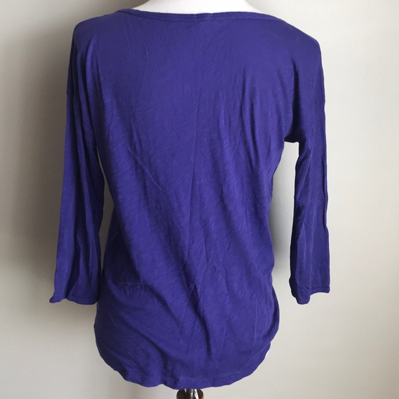 🍂J.Crew🍂 Vintage Cotton Ballet Tee!! Deep purple - Picture 3 of 6